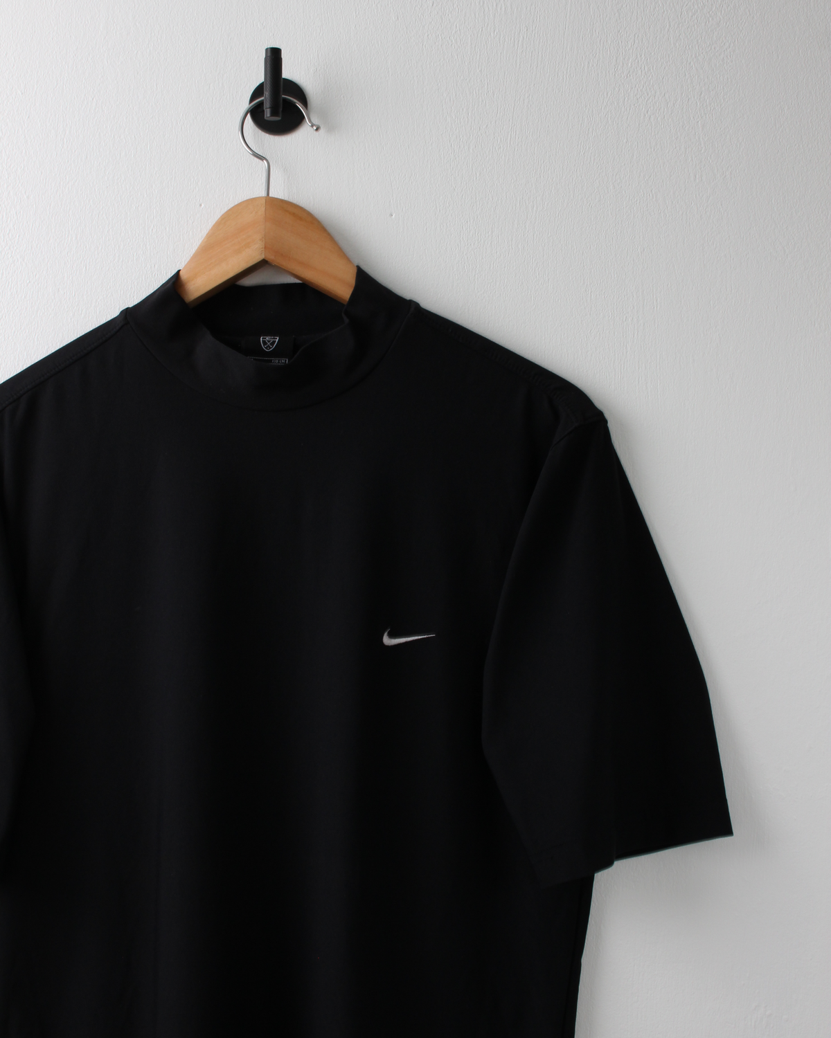 00s Nike Black Dry-Fit Mock Neck (M)