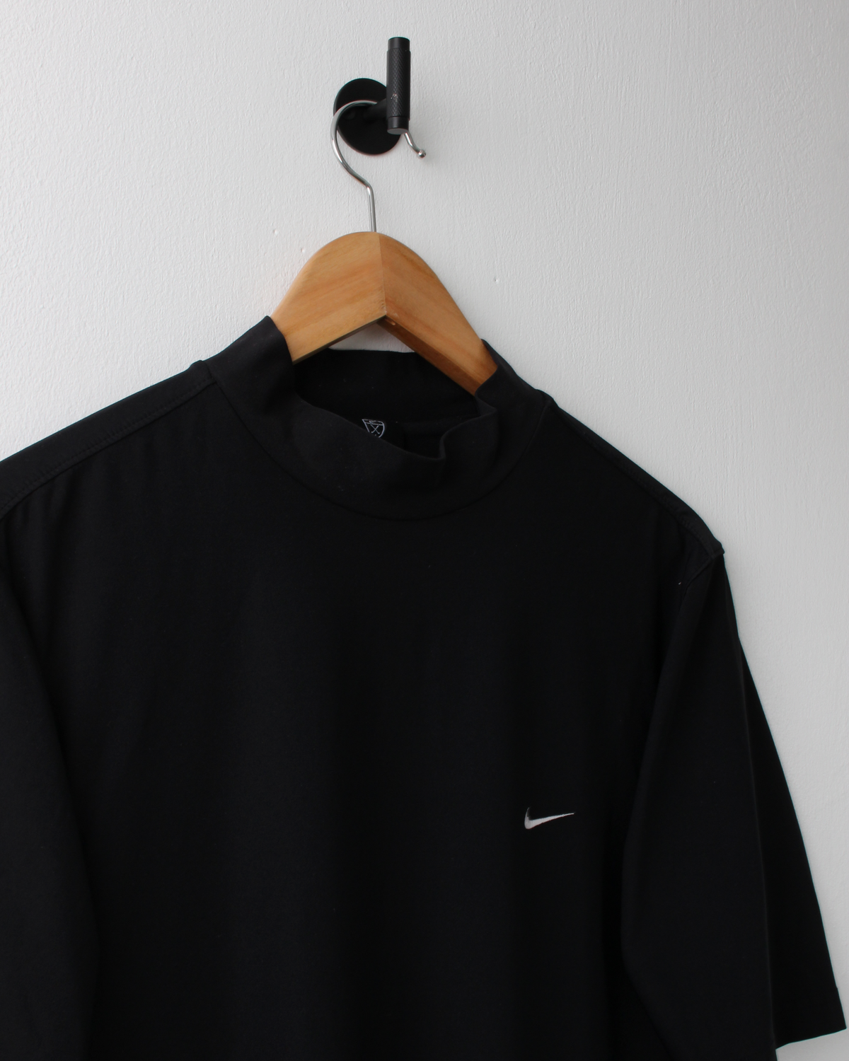 00s Nike Black Dry-Fit Mock Neck (M)