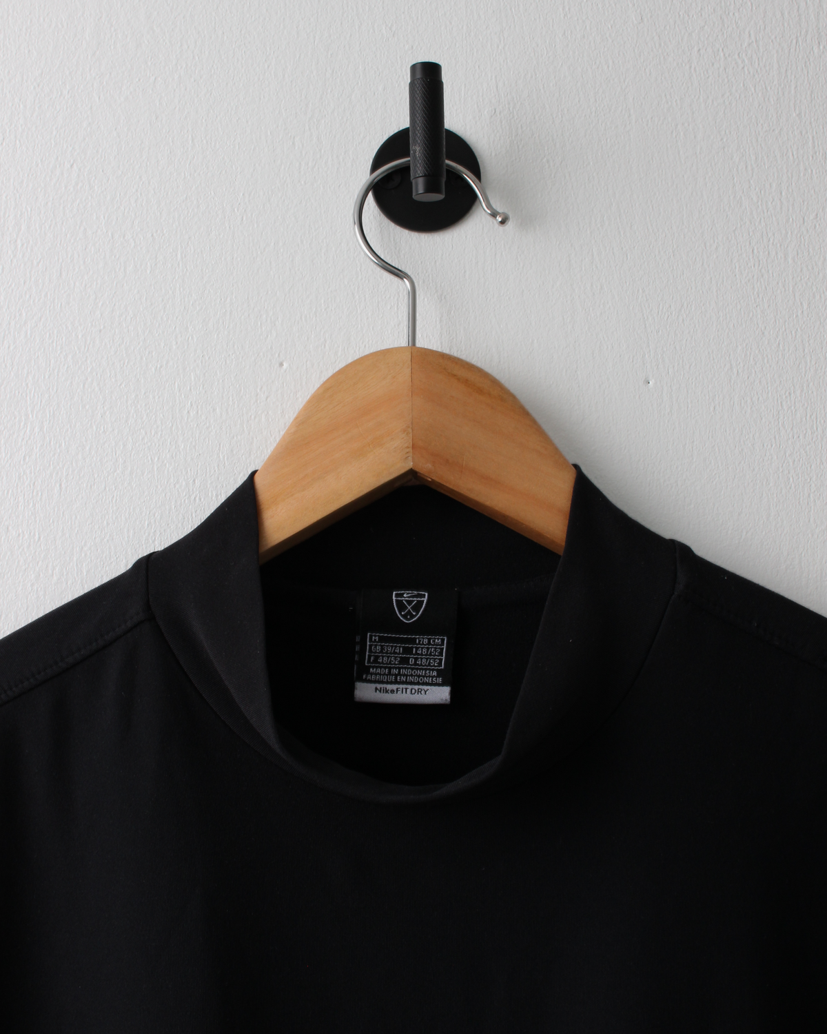 00s Nike Black Dry-Fit Mock Neck (M)
