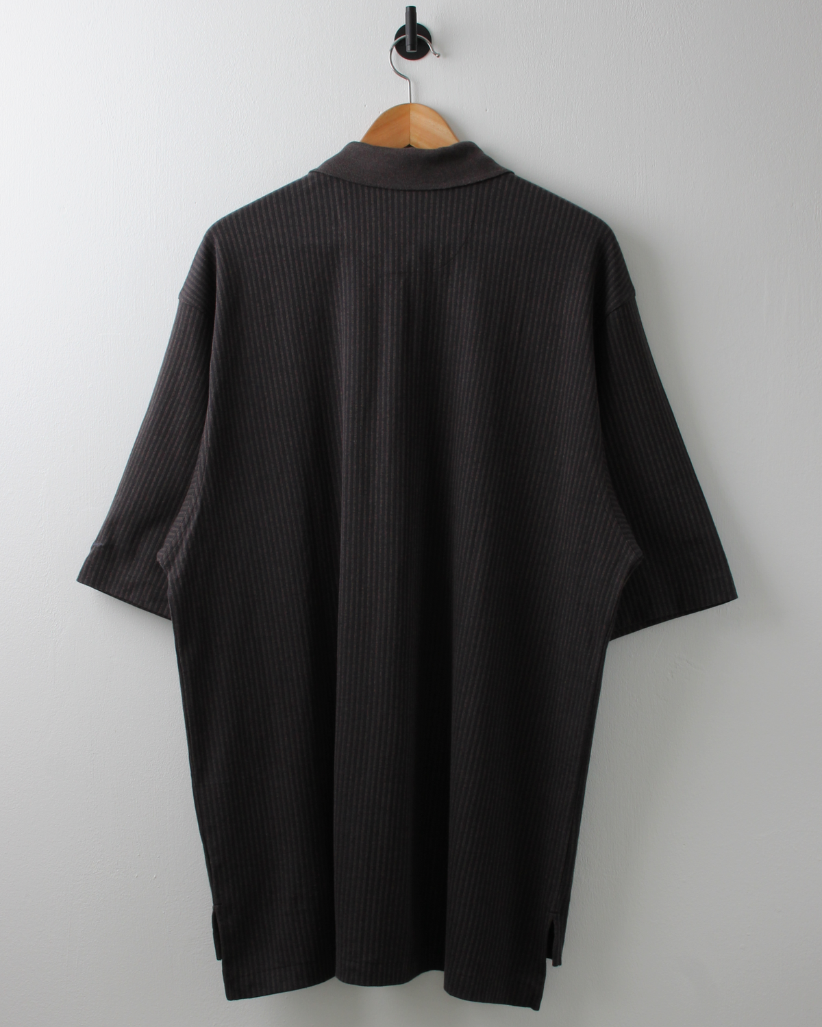 90s Nike Charcoal Pinstripe Polo with Tags (XL)