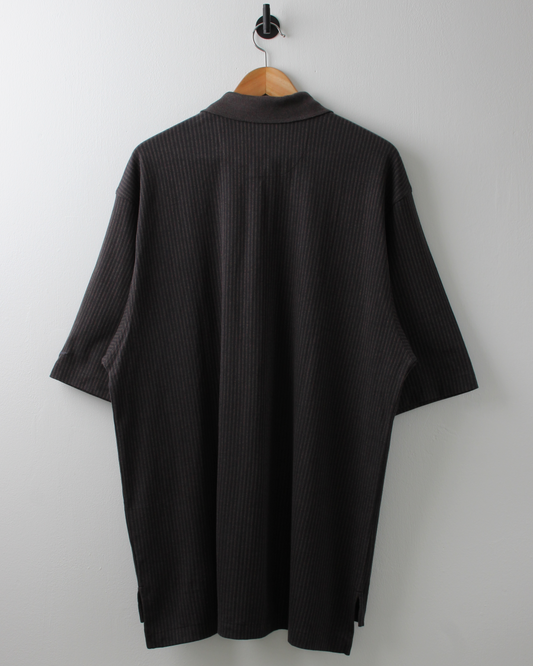 90s Nike Charcoal Pinstripe Polo with Tags (XL)