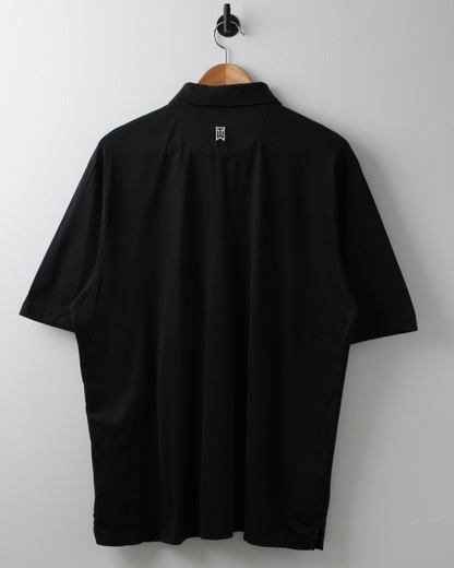 00s Nike Tiger Woods Black Polo Shirt (L)