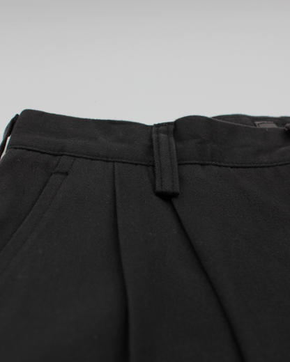 00s Nike Golf Black Pleated Golf Trousers with Tags (32W 32L)