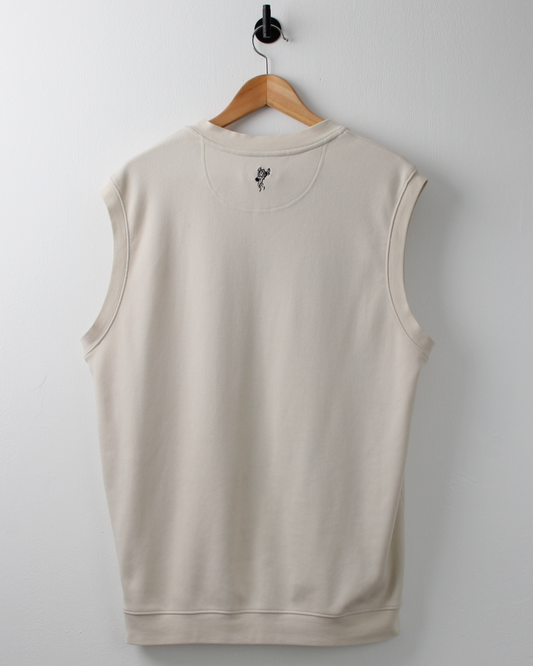 90s Ashworth Cream Sweater Vest (M)