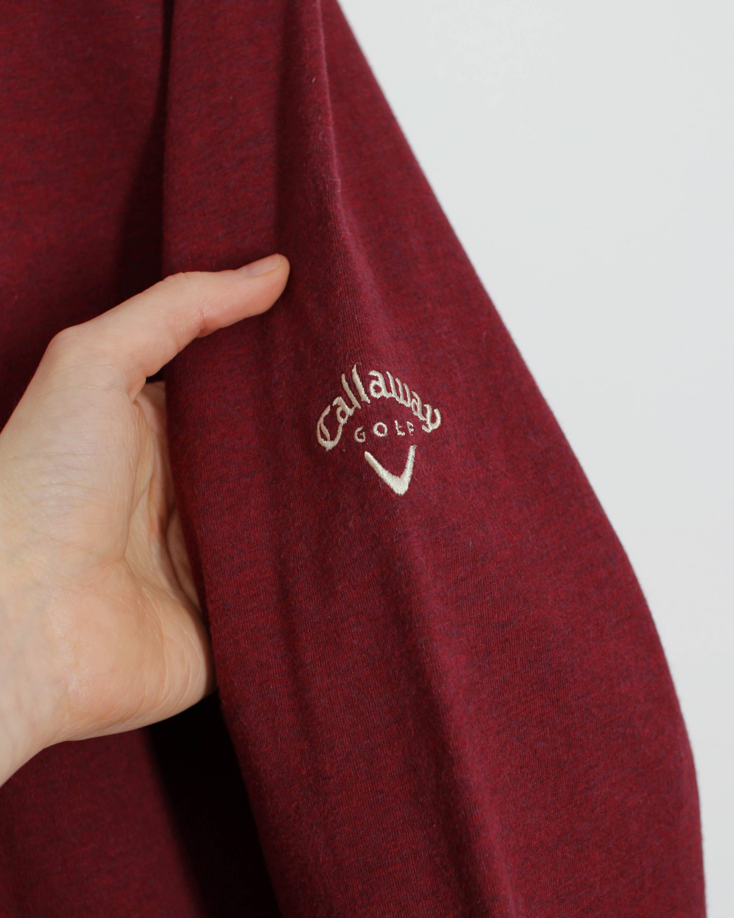 00s Callaway Red Long Sleeve Mock Neck (M)