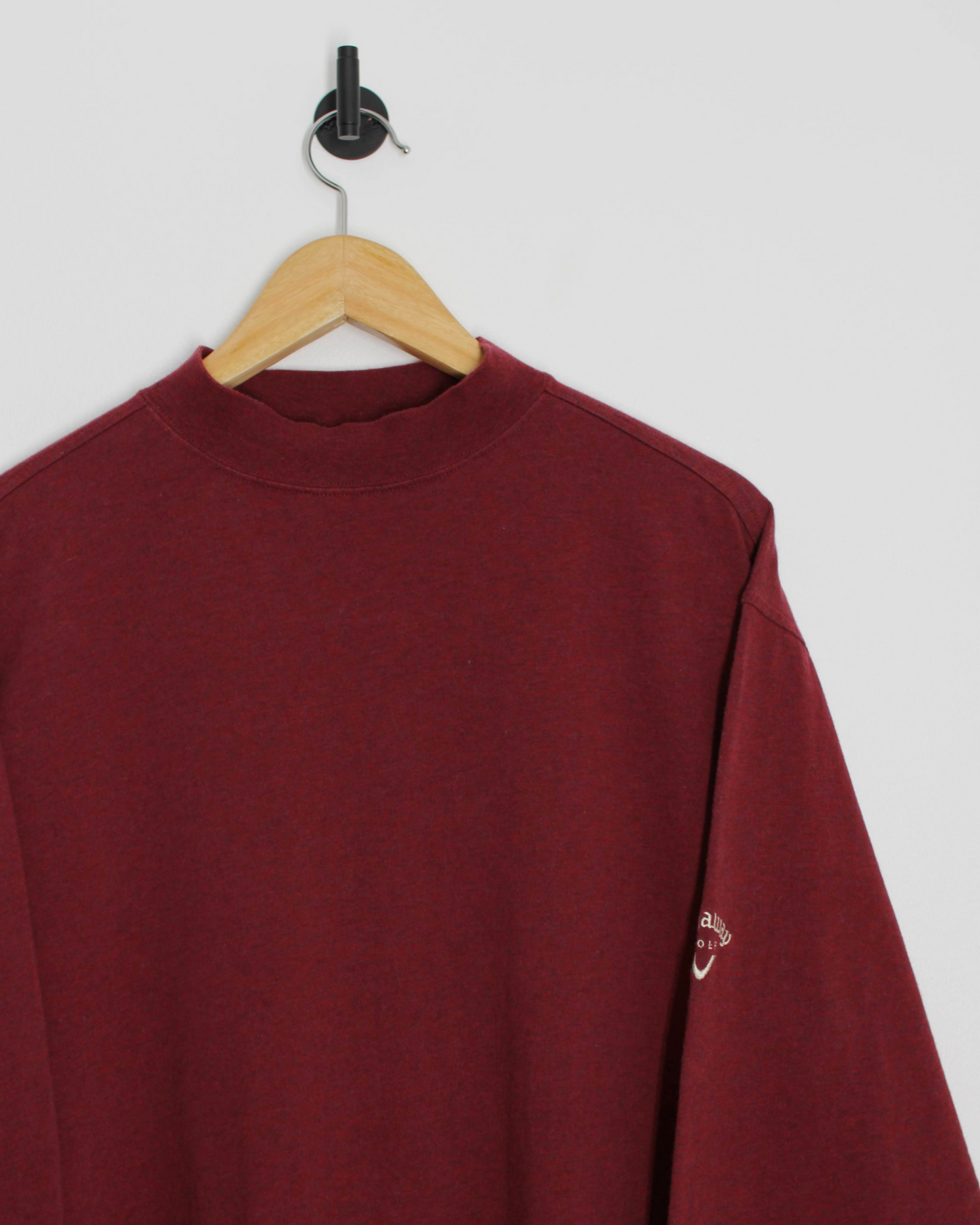 00s Callaway Red Long Sleeve Mock Neck (M)