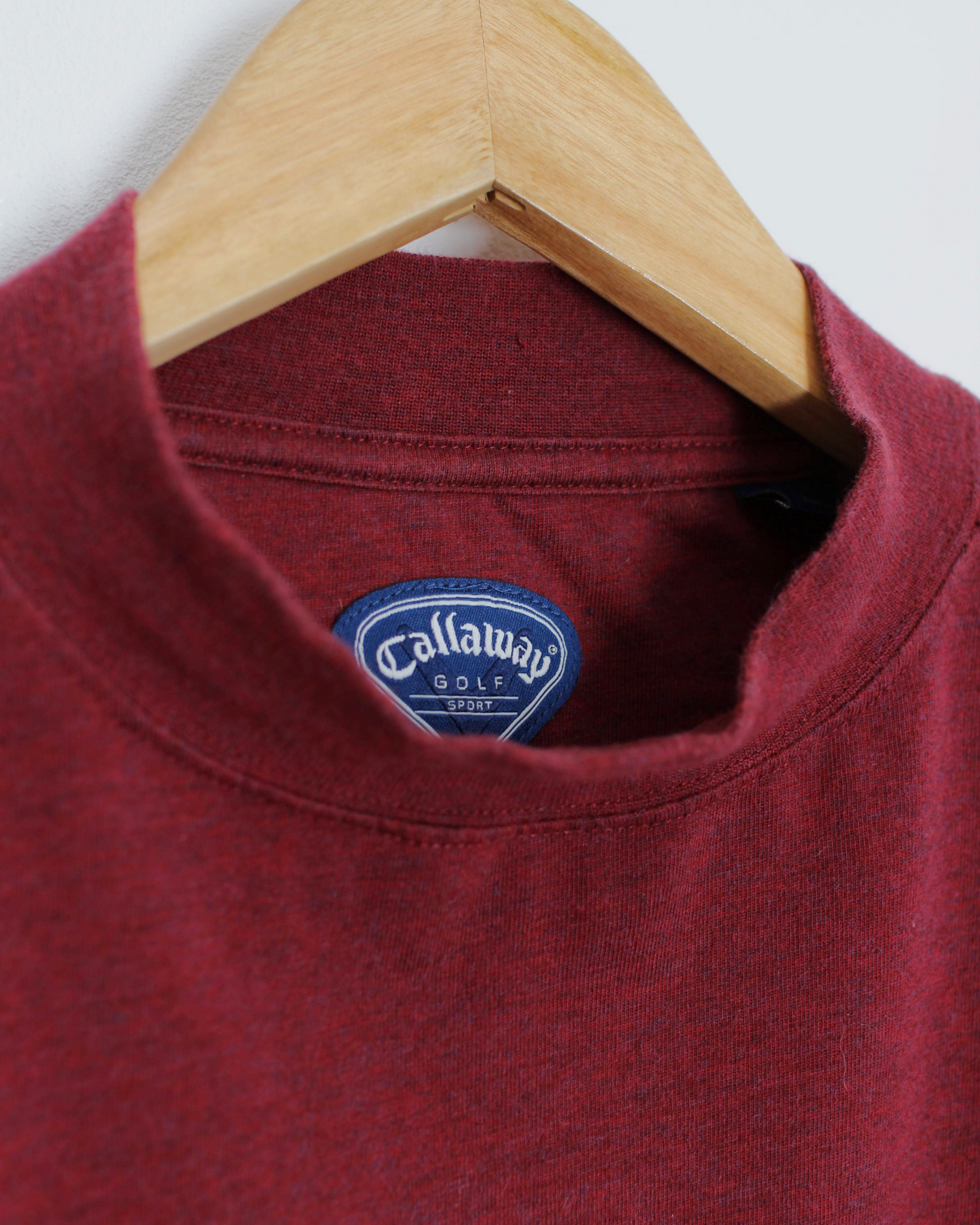 00s Callaway Red Long Sleeve Mock Neck (M)