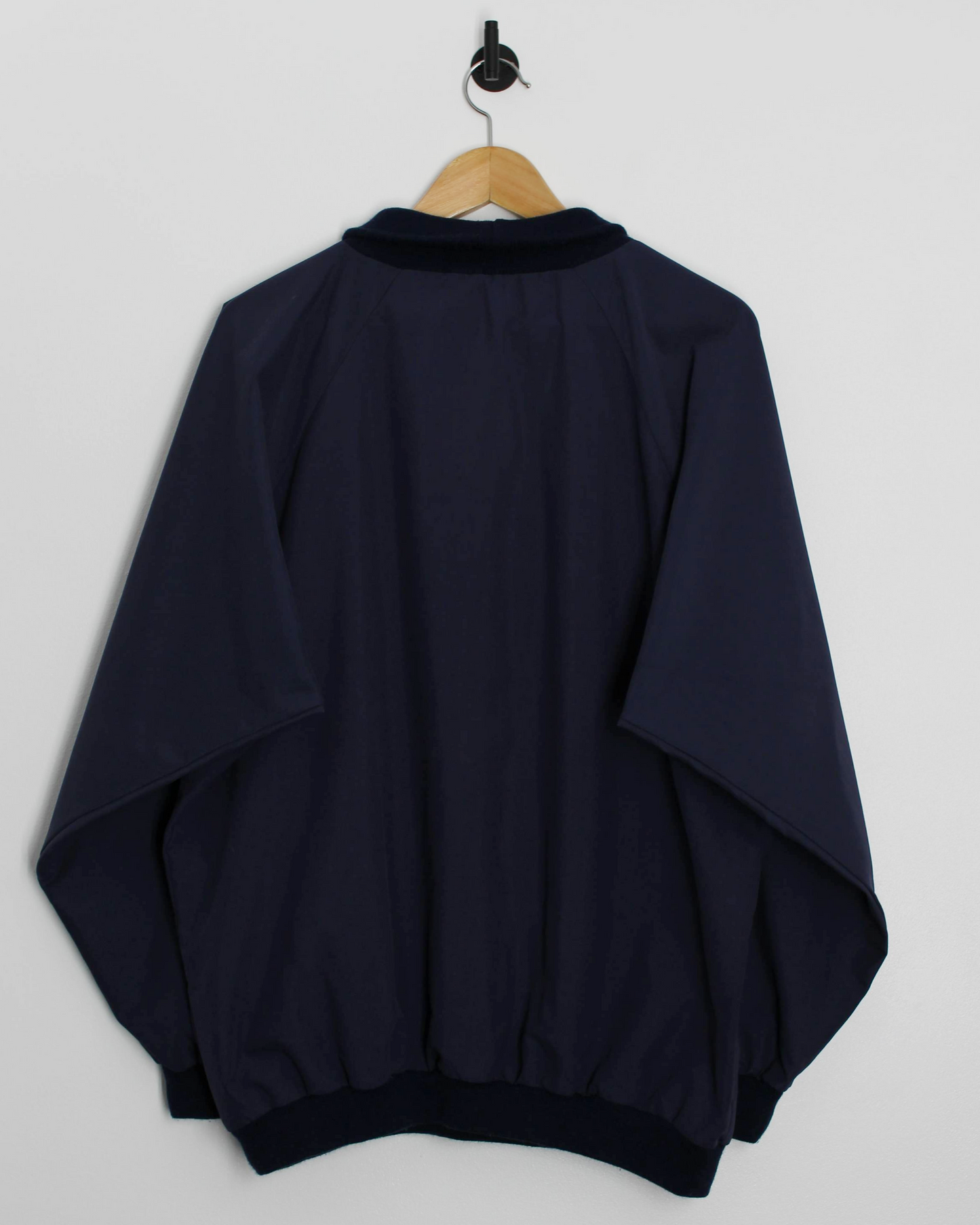 90s Oakmont Navy Turtle Neck Windbreaker (L)