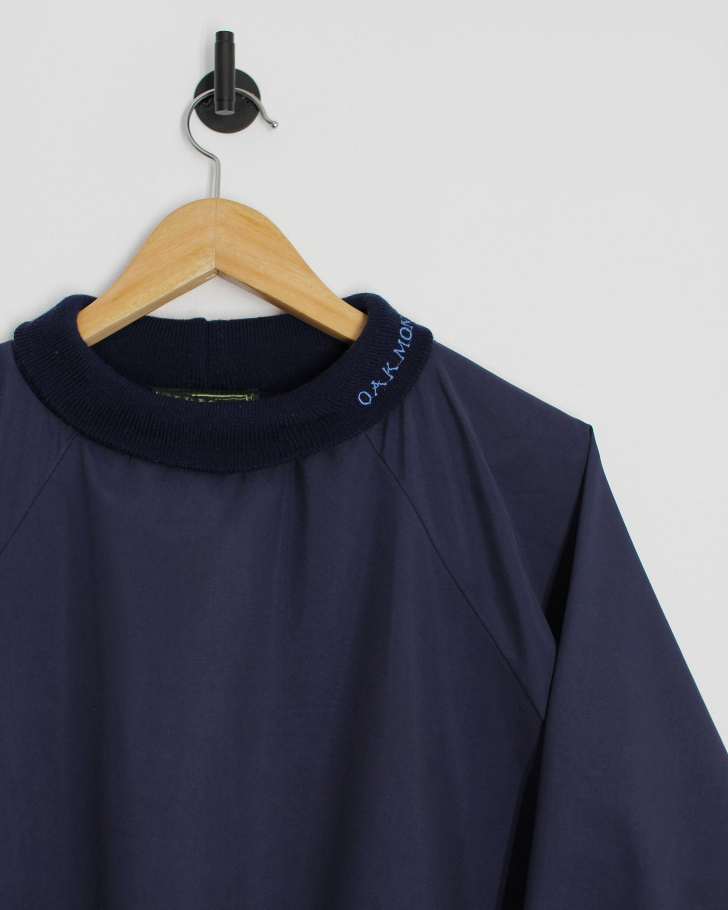 90s Oakmont Navy Turtle Neck Windbreaker (L)