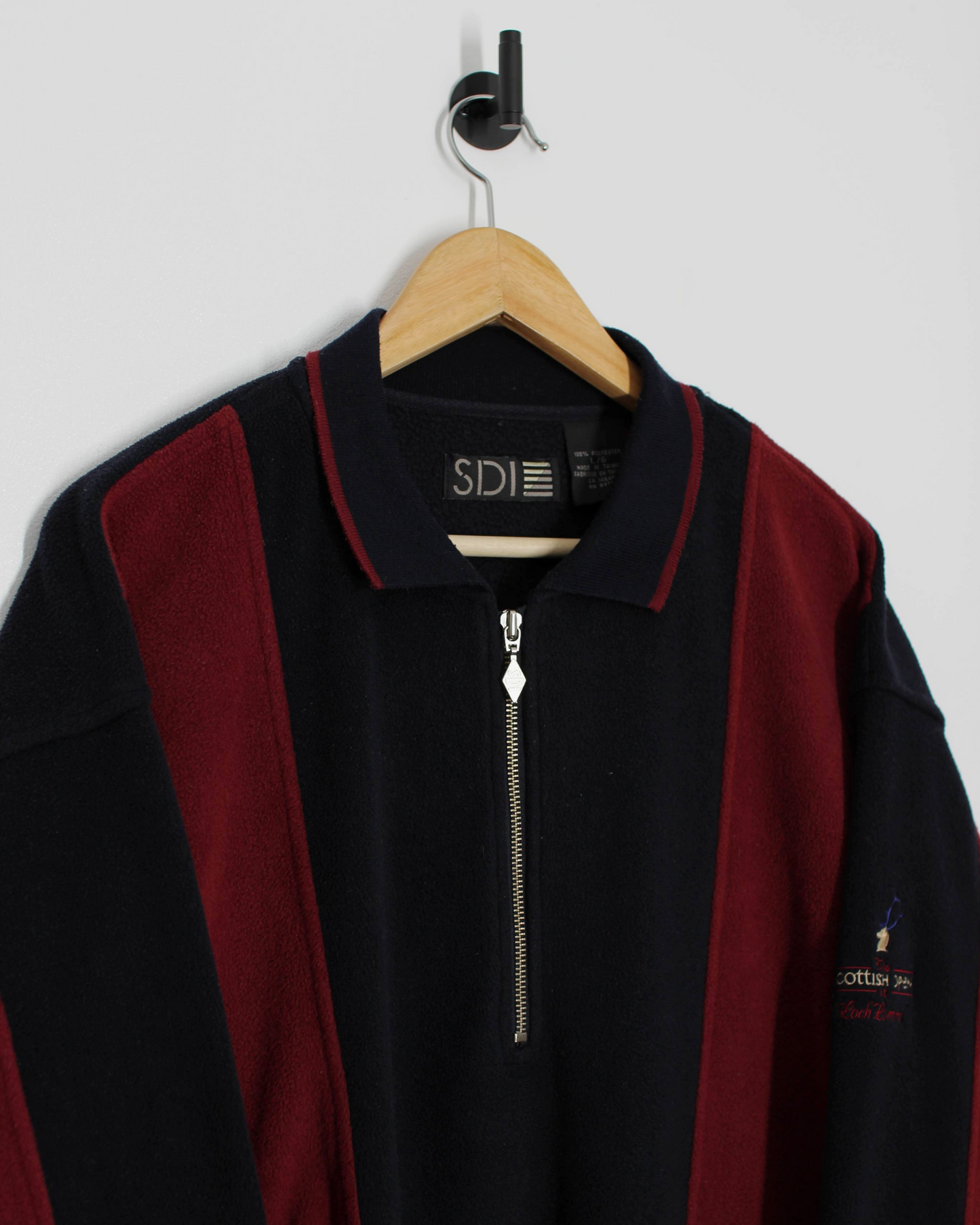 90s Scottish Open SDI Quarter Zip Collared Sweatshirt (L)