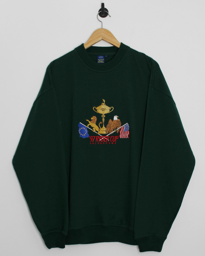 1997 Ryder Cup Glenmuir Green Crewneck Sweatshirt (L)