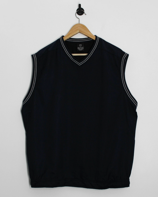 00s Nike Navy V-Neck Golf Vest (L)