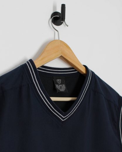 00s Nike Navy V-Neck Golf Vest (L)