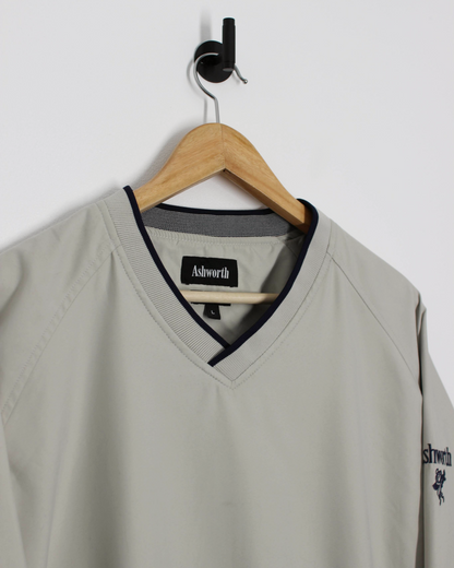 90s Ashworth Cream Windbreaker (L)