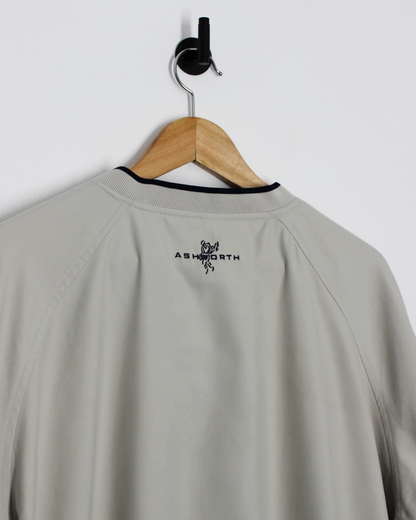 90s Ashworth Cream Windbreaker (L)
