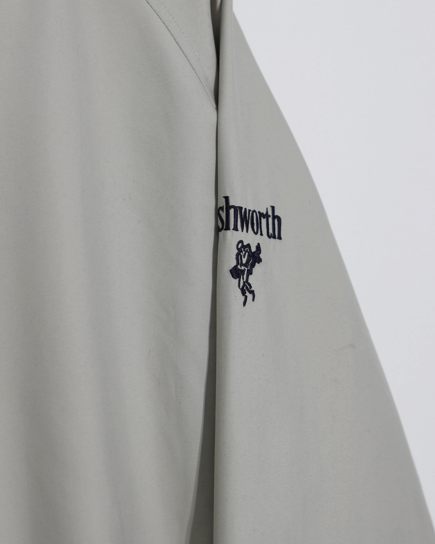 90s Ashworth Cream Windbreaker (L)