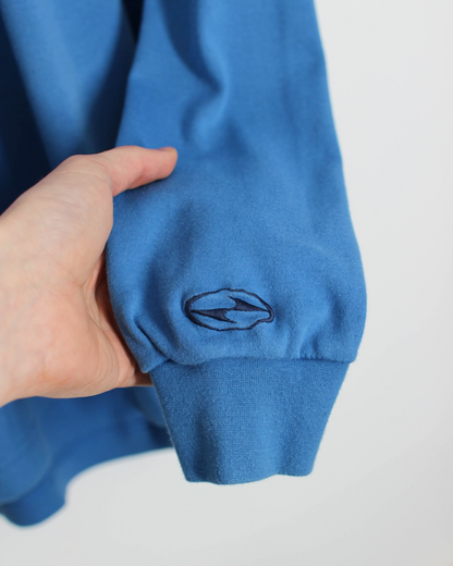 90s Nike Yin Yang Tiger Woods Blue Quarter Zip Jumper (L)