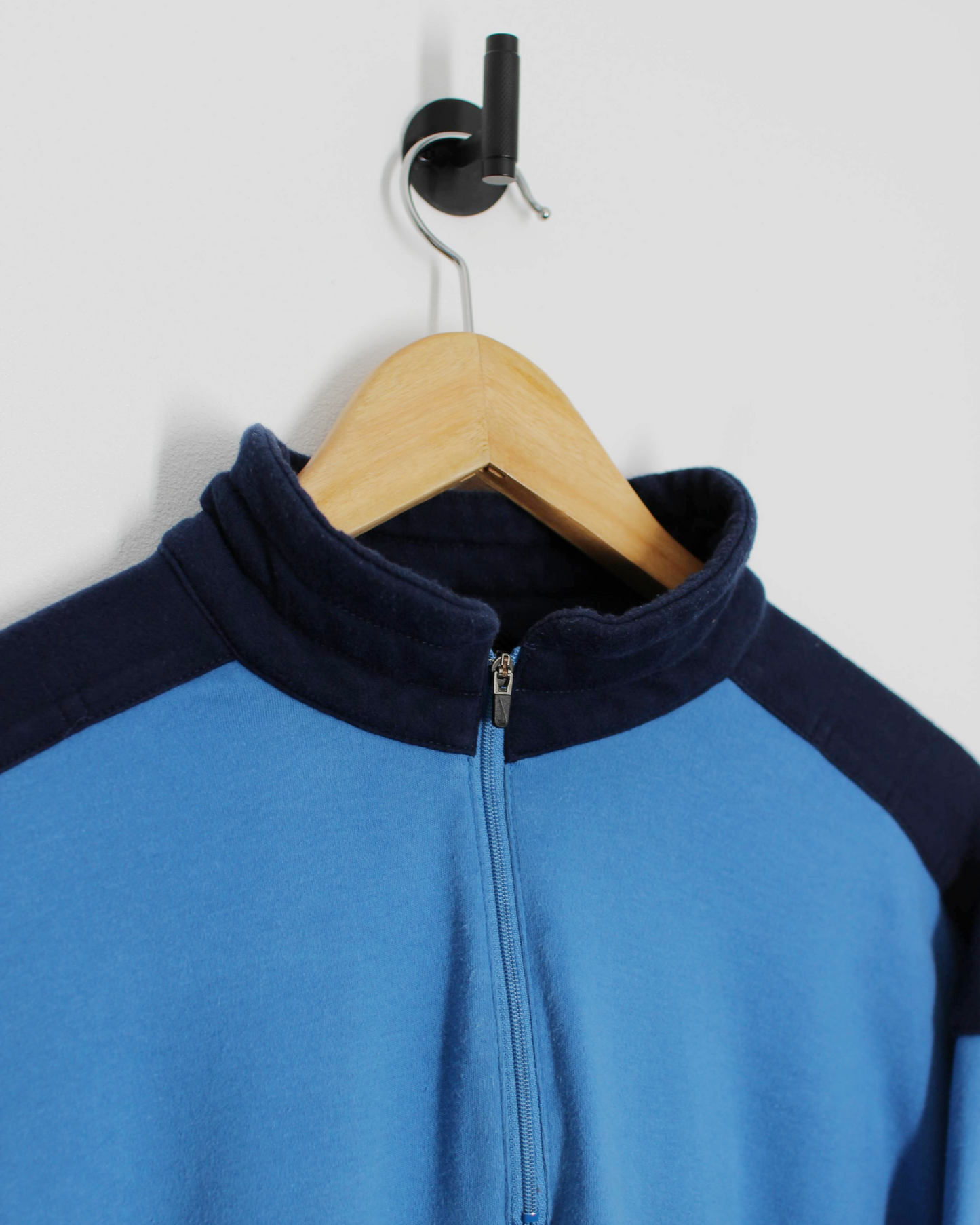 90s Nike Yin Yang Tiger Woods Blue Quarter Zip Jumper (L)