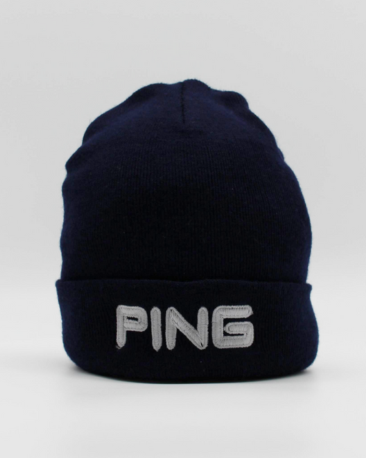 Ping Navy Beanie Hat