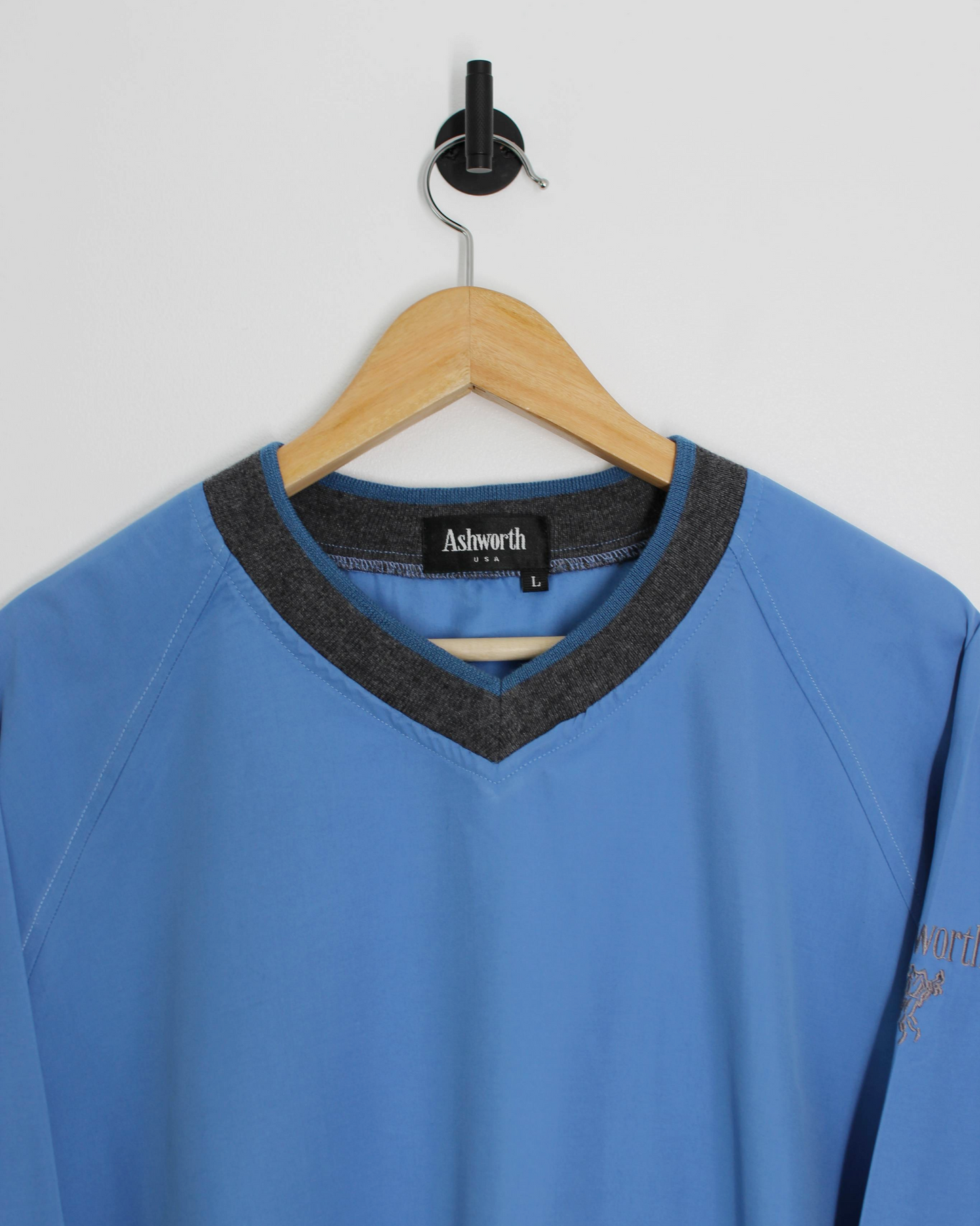 90s Ashworth Blue Lightweight Windbreaker (L)