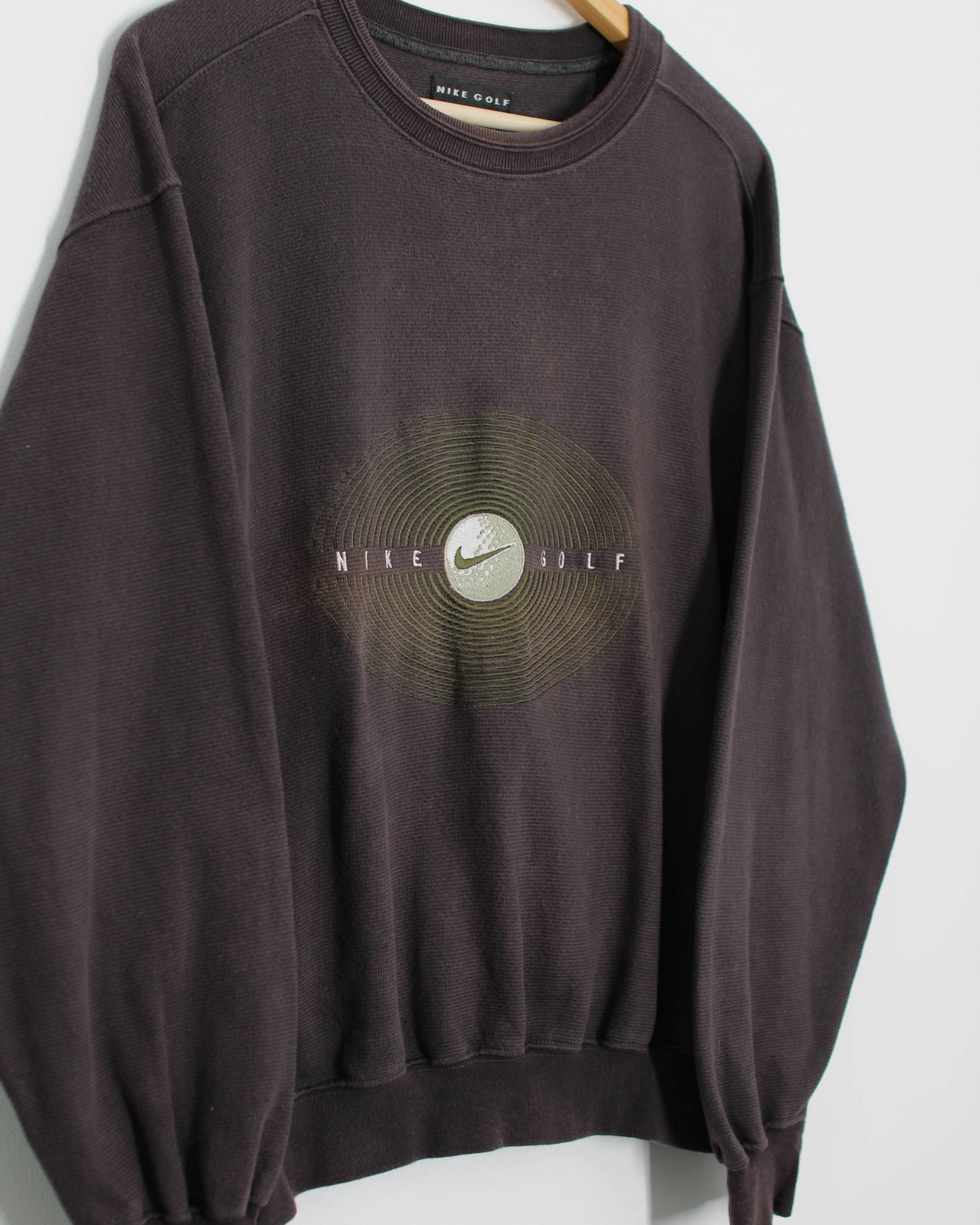 90s Nike Golf Spellout Heavyweight Crewneck Sweatshirt (S)