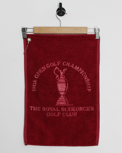 1985 Open Championship Royal St Georges Red Golf Towel