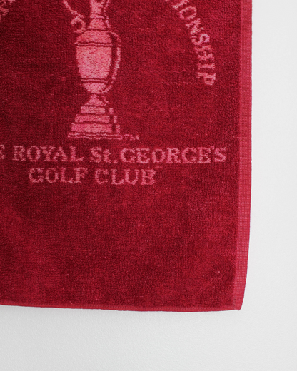 1985 Open Championship Royal St Georges Red Golf Towel