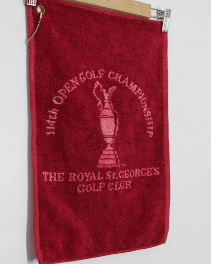 1985 Open Championship Royal St Georges Red Golf Towel