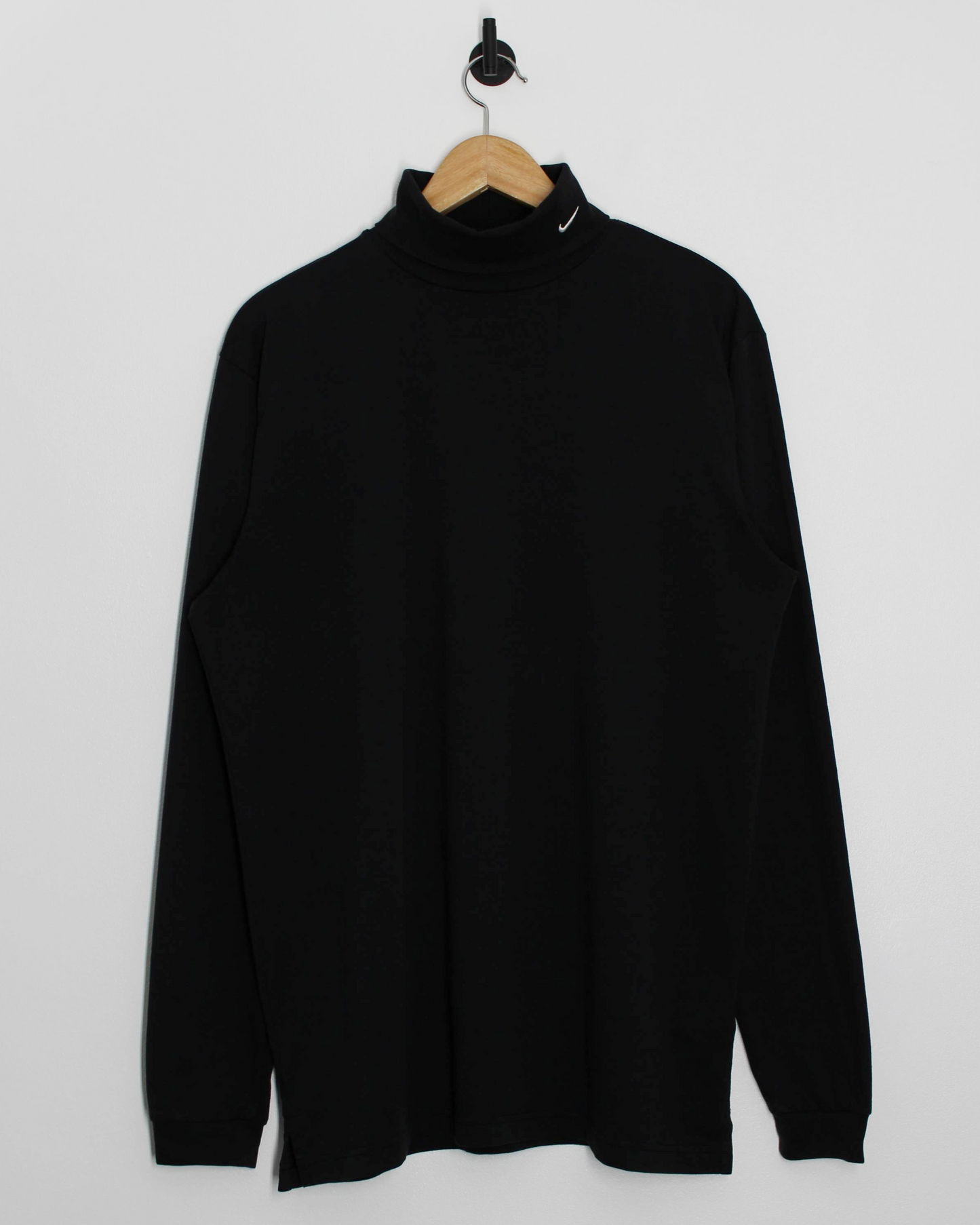 00s Nike Black Turtle Neck Golf Long Sleeve Top (L)