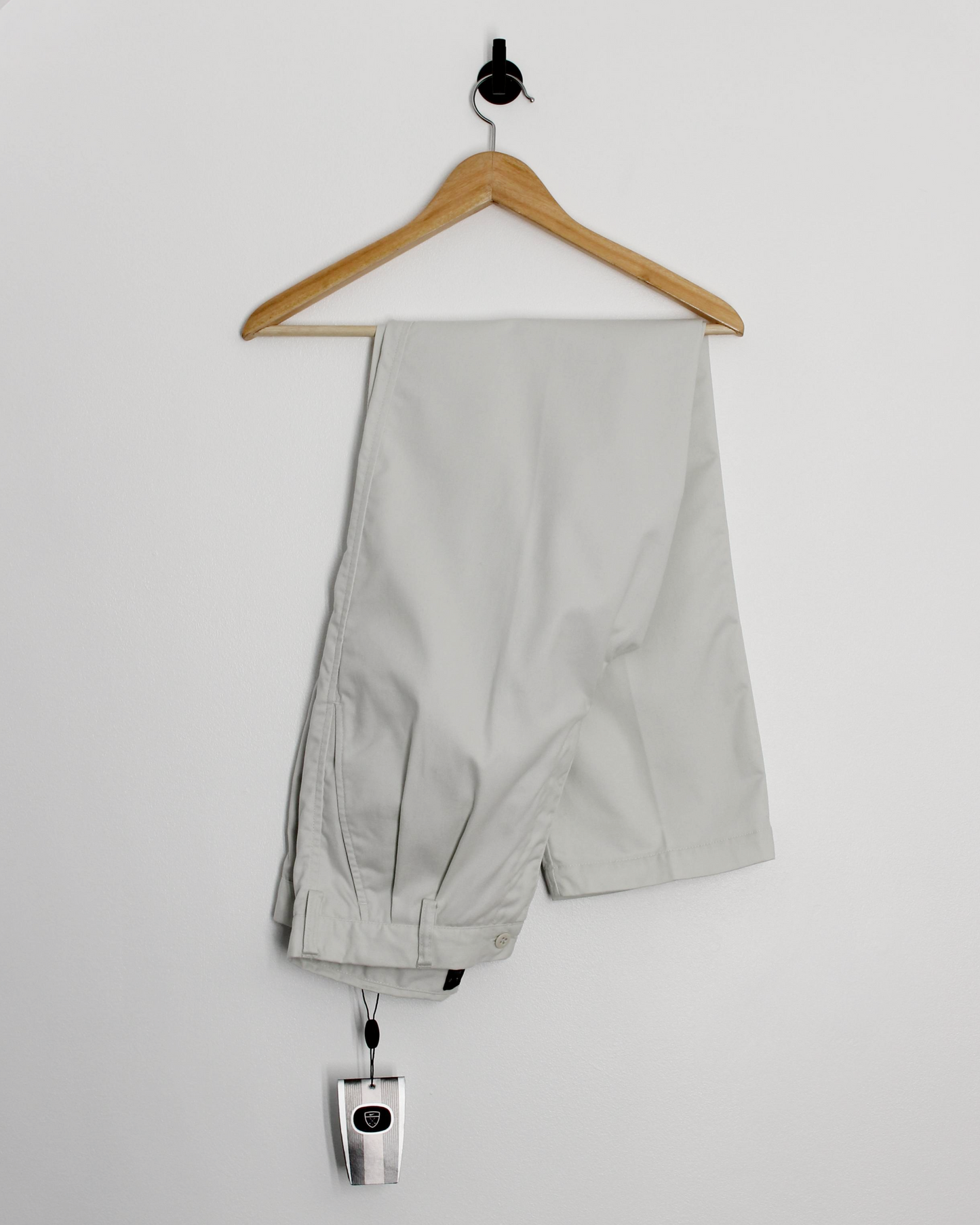 00s Nike Baggy Cream Pleated Trousers with Tags (30W 30L)