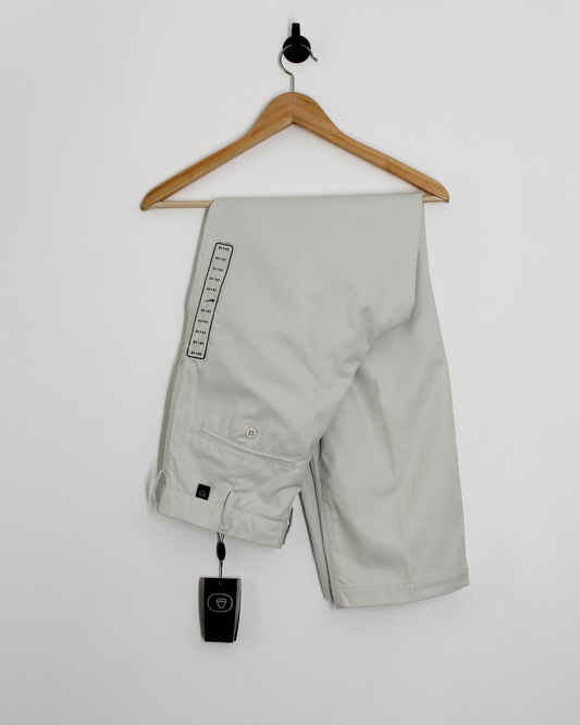 00s Nike Baggy Cream Pleated Trousers with Tags (30W 30L)