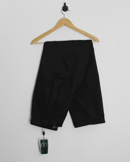 00s Nike Baggy Black Pleated Trousers with Tags (32W 32L)