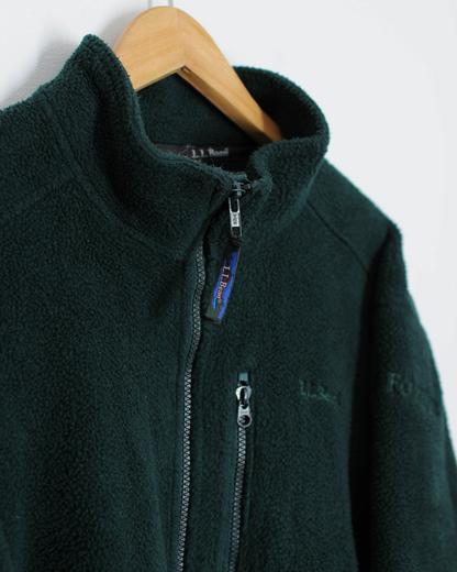 90s L.L.Bean x Titleist x FootJoy Forrest Green Sherpa Fleece (M/L)