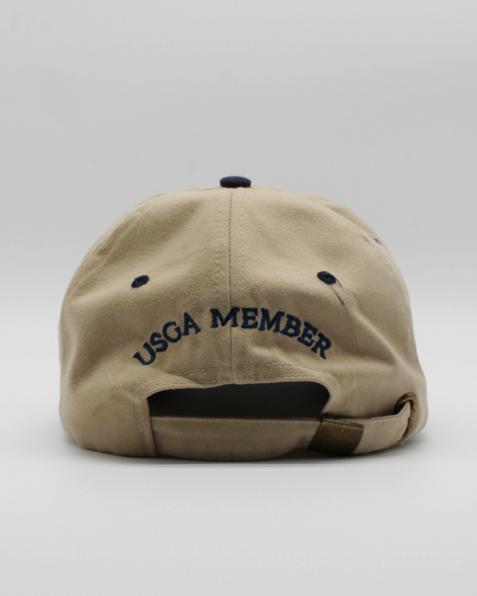 2001 US Open Southern Hills Beige & Navy Cap