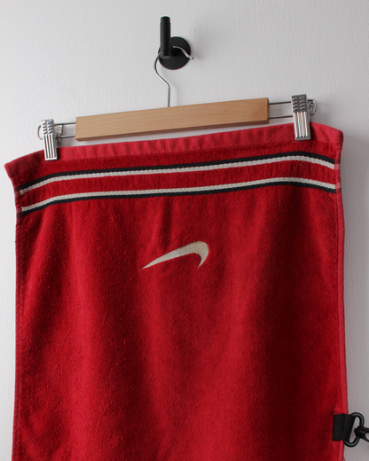 00s Nike Tiger Woods Red Golf Towel