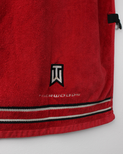 00s Nike Tiger Woods Red Golf Towel