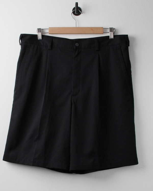 00s Nike Black Pleated Golf Shorts (36W)