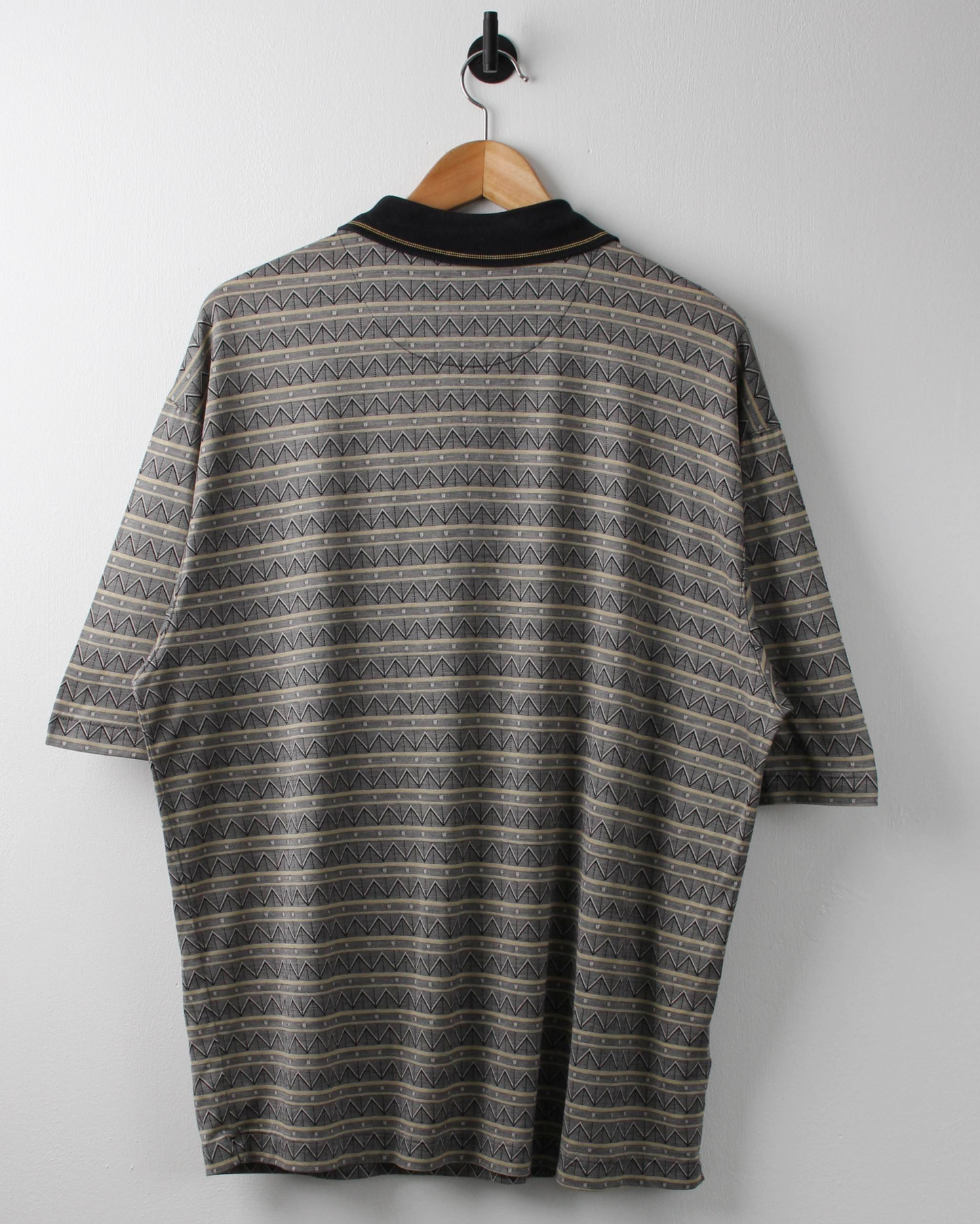 00s Nike Tiger Woods Abstract Pattern Polo (L)
