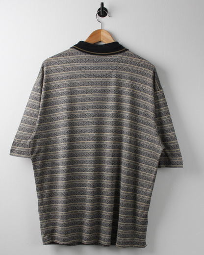 00s Nike Tiger Woods Abstract Pattern Polo (L)