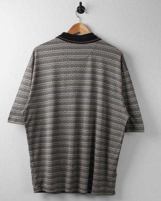 00s Nike Tiger Woods Abstract Pattern Polo (L)