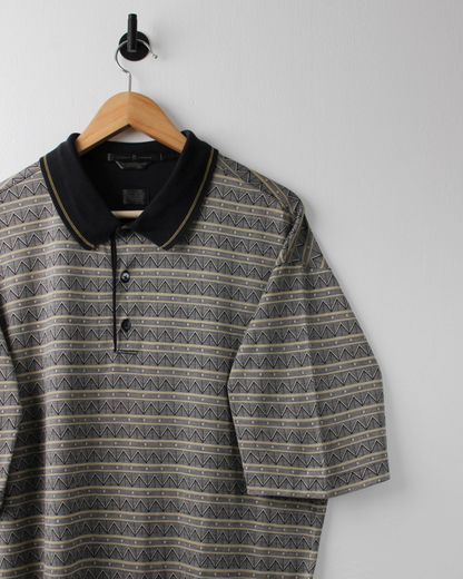 00s Nike Tiger Woods Abstract Pattern Polo (L)