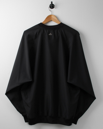 00s Adidas Black & Red Lightweight Windbreaker (M)