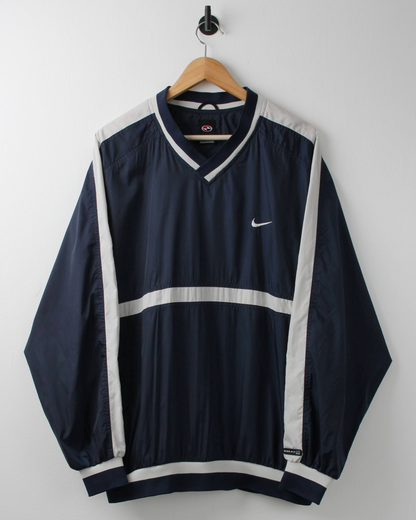 90s Nike Yin Yang Navy & White Lightweight Windbreaker (L)