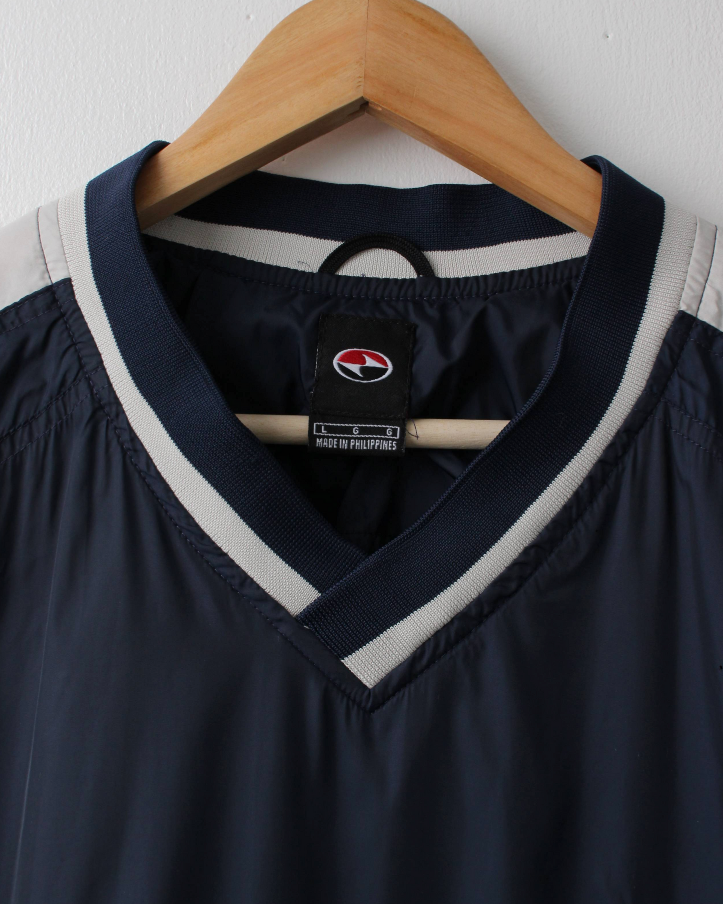 90s Nike Yin Yang Navy & White Lightweight Windbreaker (L)