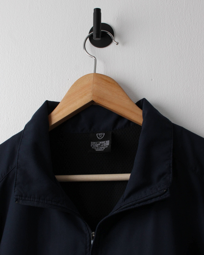 00s Nike Shield Logo Navy Short Sleeve Windbreaker (L)