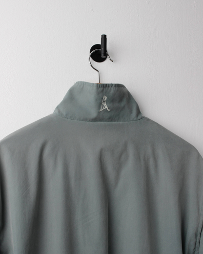 00s Ping ‘Mr Ping’ Logo Green Quarter Zip Windbreaker (M)