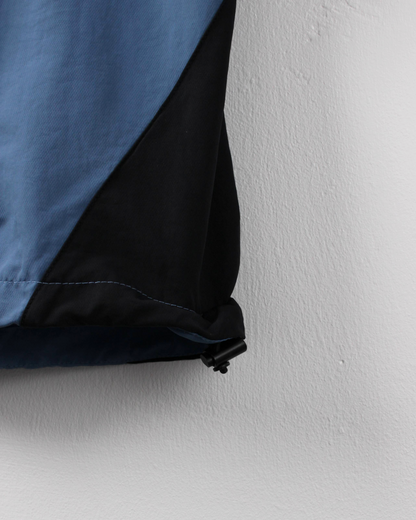 00s Nike Blue & Black Short Sleeve Windbreaker (M)