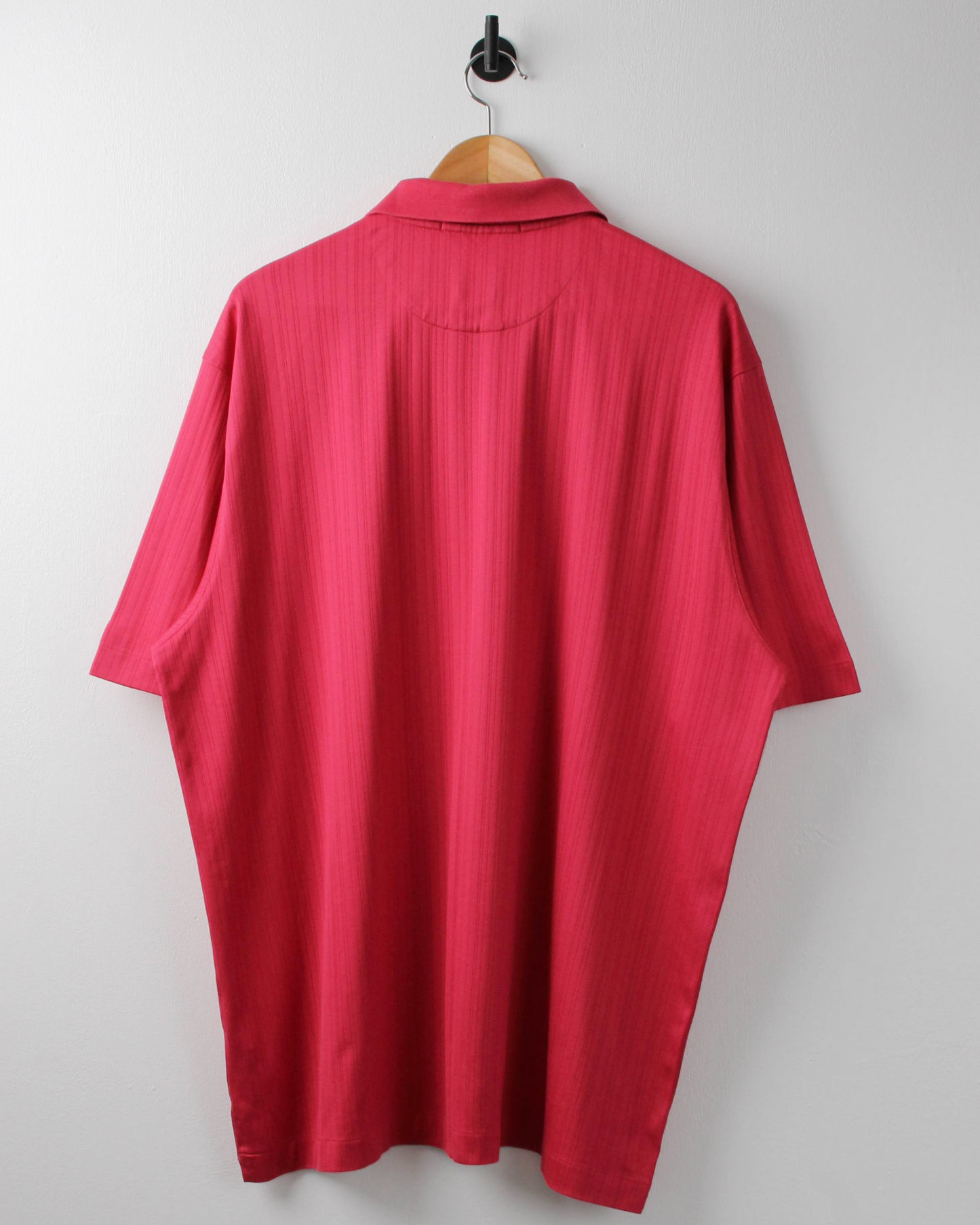 00s Nike Tiger Woods Pink Textured Polo (XXL)