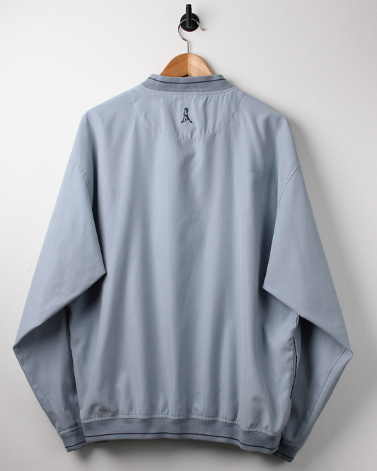 00s Ping ‘Mr Ping’ Logo Light Blue Windbreaker (L)