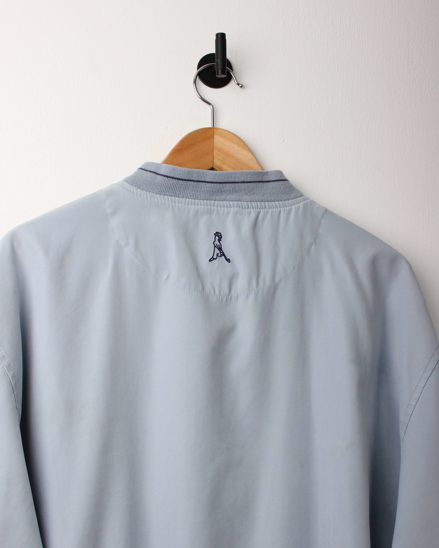 00s Ping ‘Mr Ping’ Logo Light Blue Windbreaker (L)